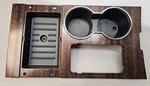 2007-2017 Ford Expedition Center Console Cup Holder Shifter Bezel Wood Grain. Fixed Price $45.00.