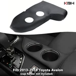 Black Leather Cup Holder Panel Cover Replace Trim For 2013-2018 Toyota Avalon. Fixed Price $22.59.