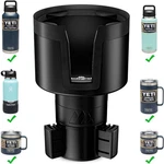 Upgraded Ultimate Car Cup Holder Expander - Adjustable Base Organizer & E.... Fixed Price $26.50.