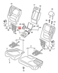 Vw Touareg 7P5 Drinks Holder Titan Black 7P688599582V. Fixed Price $55.89.