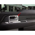 Front Door Pull Trim 2P For 10-14 F-150 Raptor Extended Cab Stainless/brushed. Fixed Price $125.95.