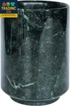 Handcrafted Green Marble Jade Natural Pen Holder & Desktop Organizer-tumbler Cup. Fixed Price $38.99.