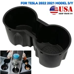 Center Console Water Cup Holder Insert Slot Slip Clip For Tesla Model Y/3 2021+. Fixed Price $12.54.