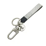 Louis Vuitton Monogram Eclipse Dragonne Key Holder White M64168 Lv Used YK662. Fixed Price $264.10.