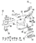 Genuine Mopar Cup Holder Bracket 68416994AA. Fixed Price $10.38.