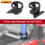 2X Sides Front Door Window Mount Water Cup Holder For Jeep Wrangler Jk 2011-2018. Fixed Price $42.99.