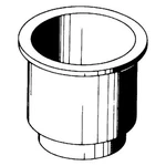 Beckson GH43-W1 Spigot Series 3-1/4" White Cup Holder Drain. Fixed Price $10.69.
