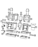 Genuine Mopar Cup Holder Liner 7AG09TX7AA. Fixed Price $29.94.