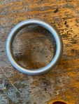 Mini Genuine Parking Brake Trim Ring Matt Silver Fits R52 R50 R53 51167127912. Fixed Price $8.05.