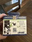 Drive Medical STDS1040S Universal Cup Holder, Black, Open Box. Fixed Price $10.00.