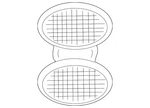 Genuine Volkswagen Cup Holder Insert 3C0-863-330-B-Q70. Fixed Price $19.72.