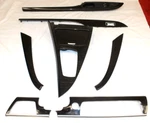 Dash Door Center Console Oak Wood High-gloss Trim Set Oem Bmw F12 F13 650I 640I. Fixed Price $199.99.