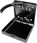 Adjustable Folding Cup Holder, 304 Stainless Steel - Large, Black. Fixed Price $80.45.