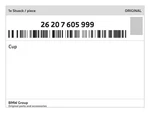 Genuine Bmw Cup 26-20-7-605-999 New. Fixed Price $23.64.