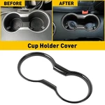 Cup Holder Cover Black Carbon Fiber Ford Mustang 2015+ Interior Trim Molding. Fixed Price $13.99.