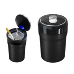 Car Ashtray Lid Smokeless Led Blue Light Portable Mini Cup Holder Black Large. Fixed Price $18.48.