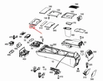Mercedes-benz Convertible Drink Holder Trim A2076806993. Fixed Price $532.58.