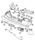 Genuine Mopar Screw Mounting 6104628AA. Fixed Price $6.68.