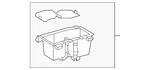 Genuine Toyota Cup Holder 55625-AK010-C0. Fixed Price $108.99.