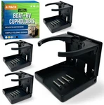 Boat Cup 4 Pack Folding Drink Holders Wall Mount For Rv Black. Fixed Price $37.07.
