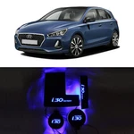 Led Blue Cup Holder Console Plate 4P For 2018 Hyundai Elantra Gt I30 Pd. Fixed Price $64.41.