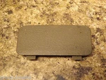 Oem Honda Civic Integra Ebrake Console Lower Screw Cap Front Cover Plate Brown. Fixed Price $19.95.