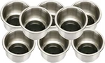 8X Stainless Steel Cup Drink Holder For Marine Boat Rv Camper Car Inserts Couch. Fixed Price $43.99.