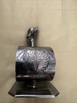 Antique Aurora S.p. Mfg & Co. Silverplate Napkin Ring Holder 45 Victorian Girl. Fixed Price $80.00.