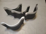 12-20 Oem Tesla Model X Front Center Console Cup Holder Divider Inserts Set 4. Fixed Price $75.00.