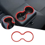 Car Rear Armrest Cup Holder Cover Trim Decor Ring For Dodge Charger 2010+ Red. Fixed Price $14.99.