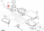 Genuine Bmw Alpina Z8 V8 E52 Cabrio Roadster Drink Holder 51167025455. Fixed Price $321.46.