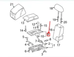 New Volkswagen Tiguan MK1 Rear Seat Stowage Tray 5M0885977E82V. Fixed Price $33.51.