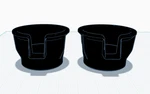2X Land Rover Discovery Upper Cup Holder Inserts 99-04 New Pair FJI000060PUY. Fixed Price $21.32.
