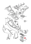 Genuine Vw Sharan Syncro 4MOTION Tiguan 591 Insert For Cupholder 5N086330195T. Fixed Price $12.11.