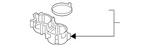 Genuine Audi Cup Holder 4M0-862-534-6PS. Fixed Price $130.80.