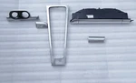 991 Carrera Gt Turbo 718 Galvano Dash Trim Pices Used With Cup Holder. Fixed Price $775.00.