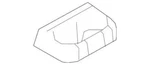Genuine Ford Rear Cup-holder 8L8Z-7813562-AA. Fixed Price $50.39.