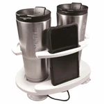 Taco Boat Drink Cup Holder P01-2020W 2-TUMBLER White Poly. Fixed Price $40.22.