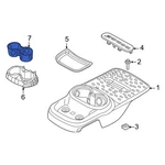 For Dodge Durango 2013-2025 68160878AA Console Mat. Fixed Price $40.80.