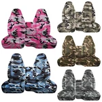 Camouflage Seat Covers Fits 1996-2000 Isuzu Hombre Truck 60/40 With Console. Fixed Price $104.99.