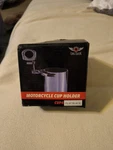 Dream Apparel Cup 4 Flat Black Motorcycle Holder Universal Compatible. Fixed Price $15.00.