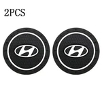2PCS Rubber Car Accessories Water Cup Holder Pad Mat Coaster Black For Hyundai. Fixed Price $9.99.