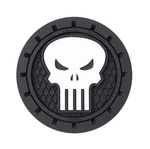 Black Cup Holder Coasters Marvel Punisher Auto Accessories Sold In Pairs. Fixed Price $16.59.
