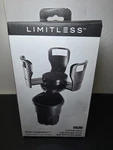 Limitless Dual Cup Station 2-IN-1 Expandable Holder With 360 Rotating Base. Fixed Price $16.99.