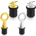 Morningro 4 Pcs 1 Inch Boat Plugs Drain With Brass Snap Handl.... Fixed Price $31.67.