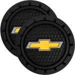 Plasticolor 000648R01 Chevrolet Bowtie Gold Cup Holder Coaster, Black. Fixed Price $14.28.