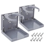 2 Pcs Adjustable Folding Drink Holders Auto Cup For Truck Van Rv Boat. Fixed Price $11.93.