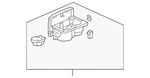 Genuine Honda Cup Holder 77230-S84-A01ZA. Fixed Price $108.62.