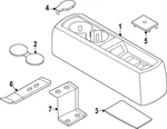 Genuine Nissan Cup Holder Front Bracket 96990-7KA0A. Fixed Price $24.60.