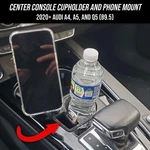 Center Console Cupholder And Phone Mount For 2020+ Audi A4, A5, Q5 (B9.5). Fixed Price $49.99.